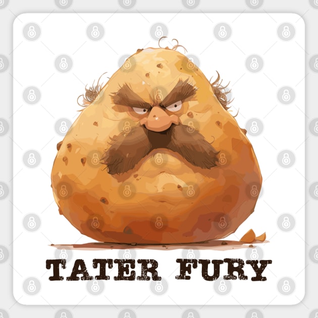 Tater Fury Magnet by aphian